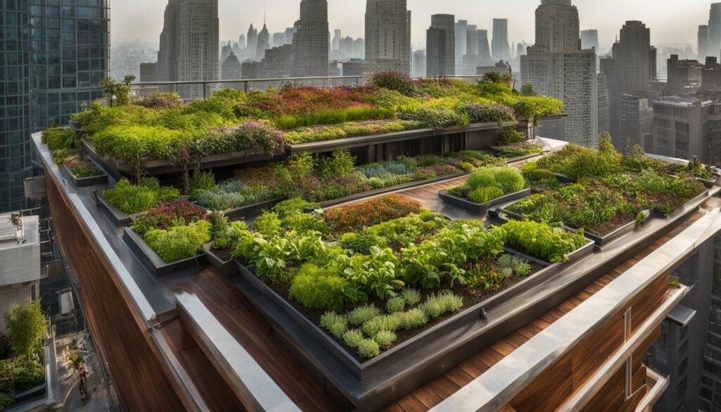 Advantages of green roofs in cities