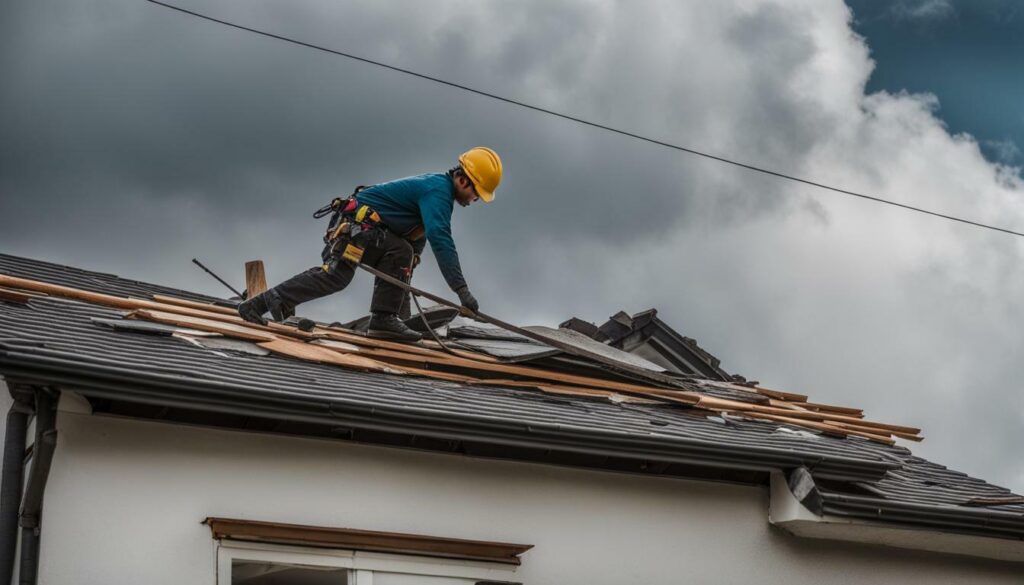 DIY roof repair risks