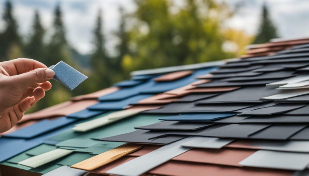 Selecting the right siding color to match the roof