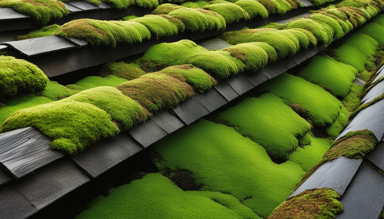 Effects of moss on roofs